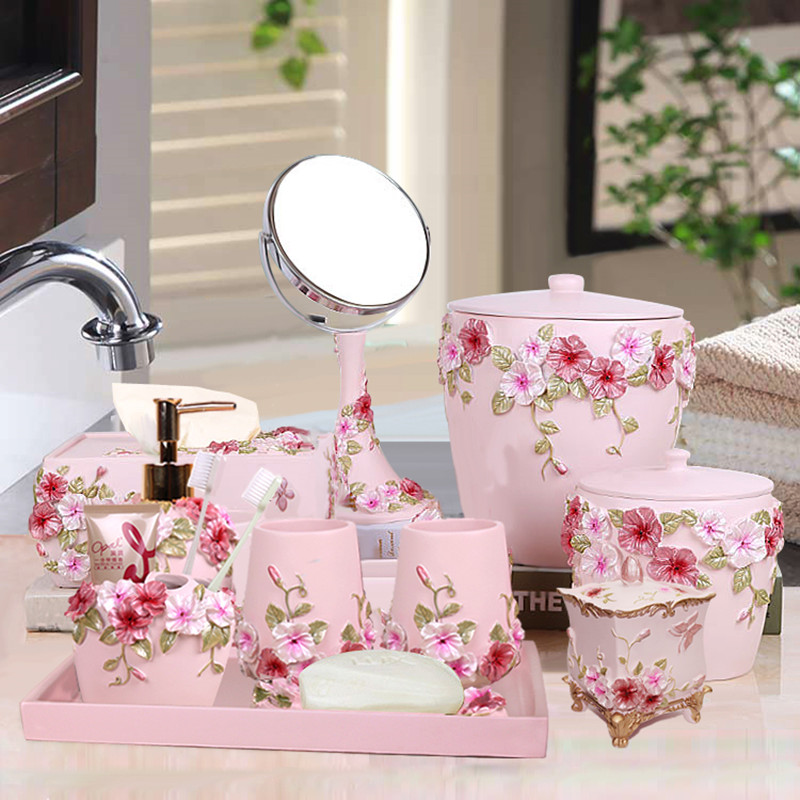 Wedding Bathroom Supply Kit - 5 Miếng Bộ Nhà Tắm Châu
