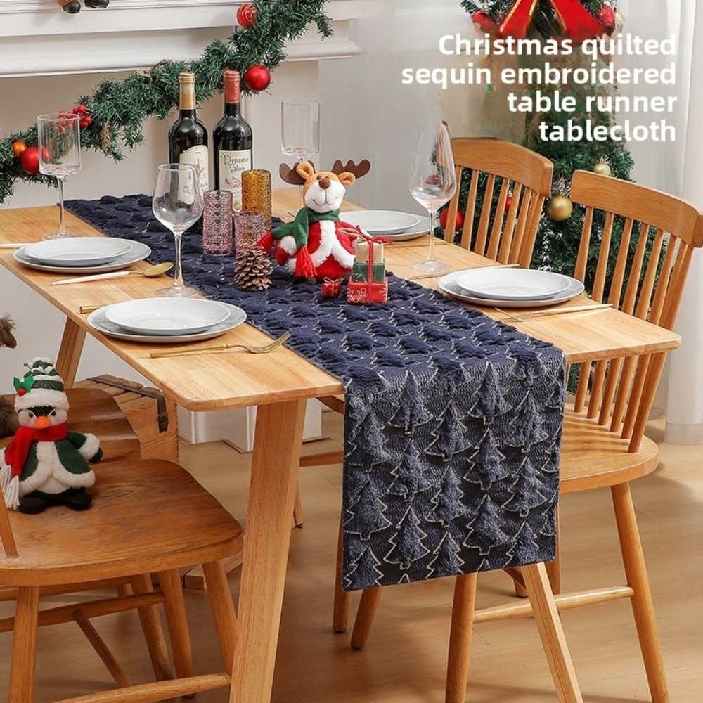New Christmas Table Runner Pol - đánh giá và giá Table Runner Sequin