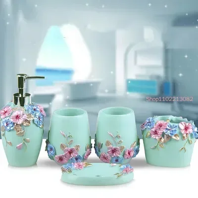Bathroom Accessories Five-piec - đánh giá và giá Wedding Bathroom Supply Kit