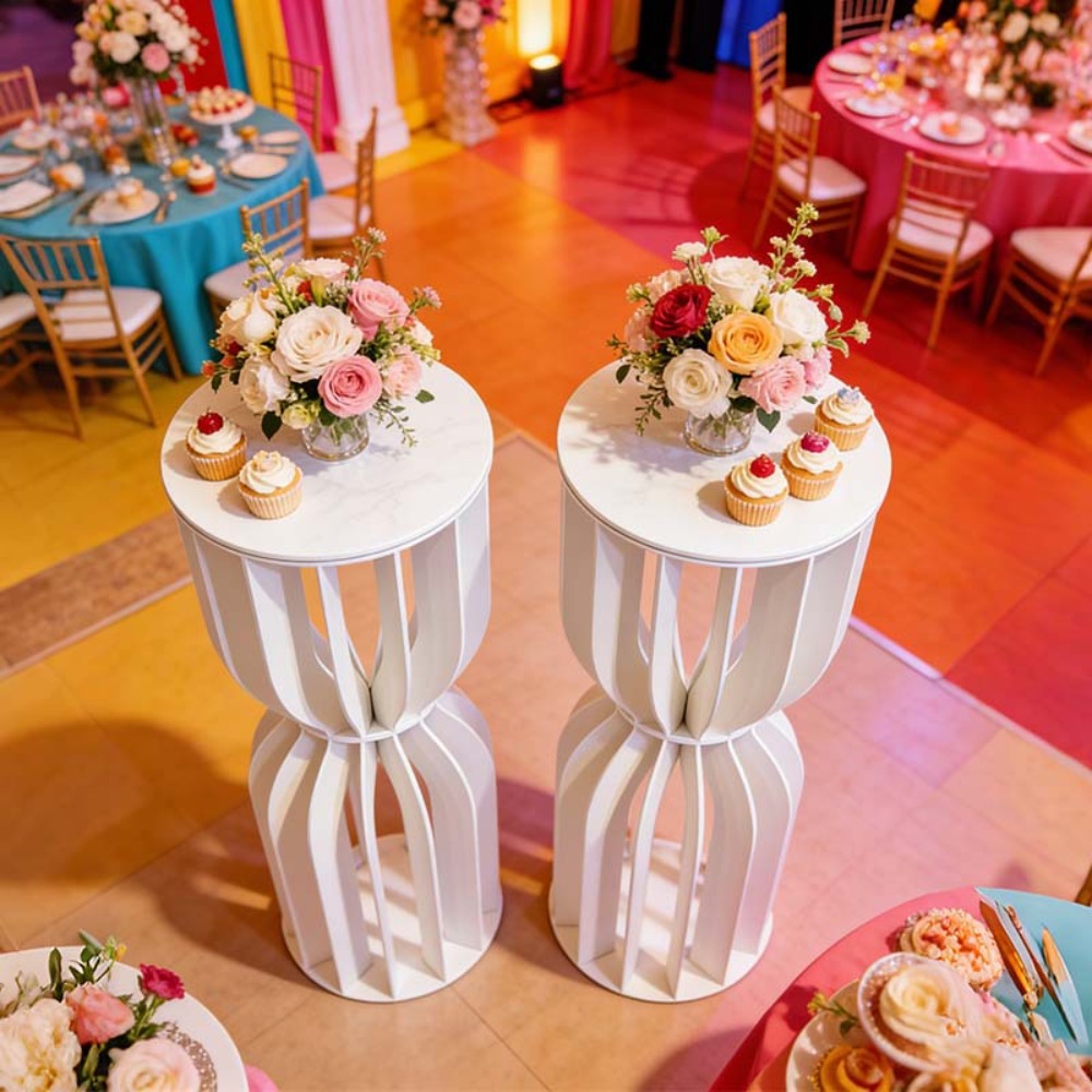 Hourglass PVC Roman Column Flo - đánh giá và giá Wedding Supply Rentals