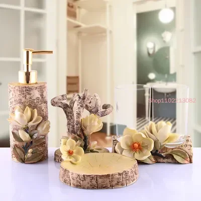 Bathroom Accessories Five-piec - đánh giá và giá Wedding Bathroom Supply Kit