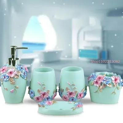 Bathroom Accessories Five-piec - đánh giá và giá Wedding Bathroom Supply Kit