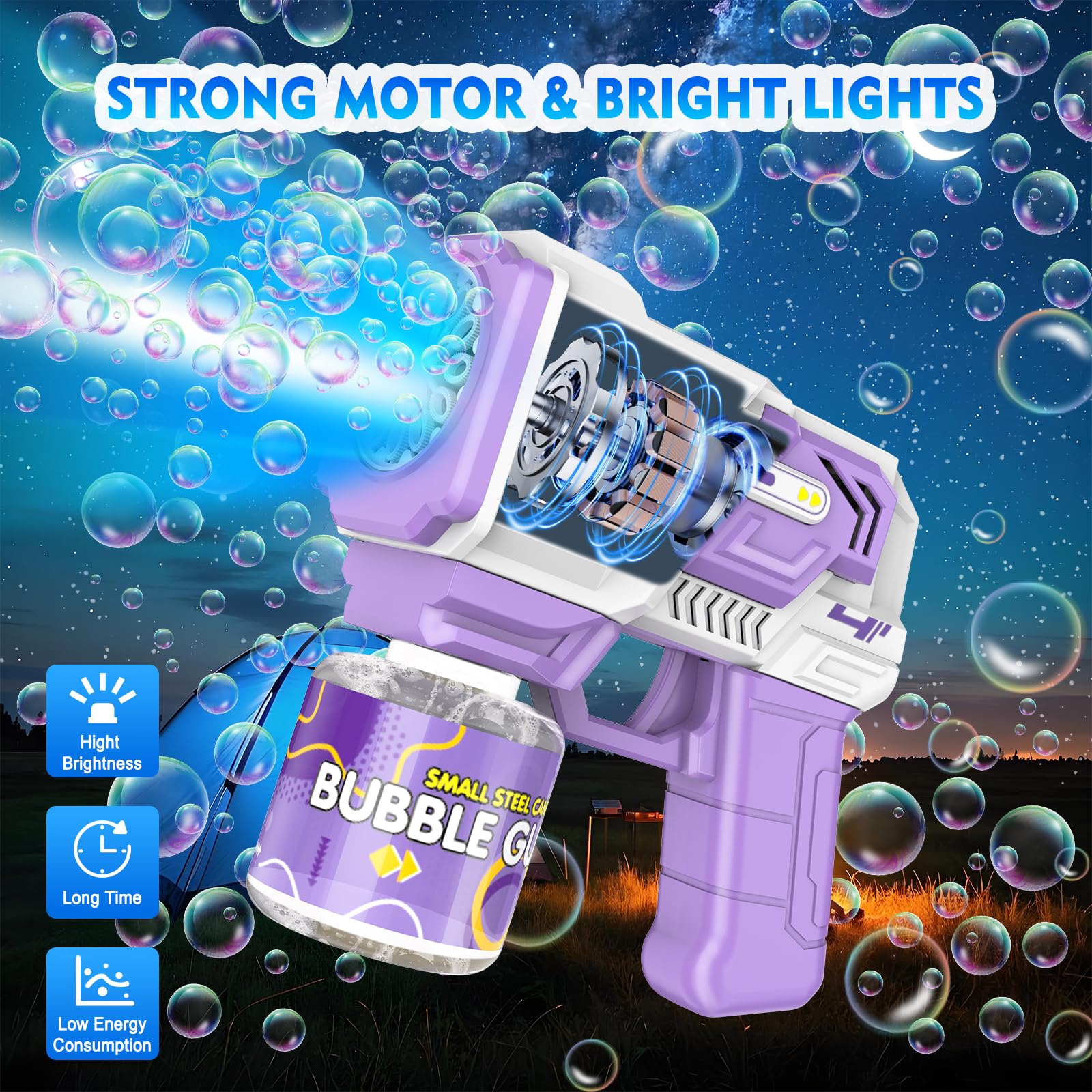Bubble Gun with Lights, Bubble - đánh giá và giá Wedding Solution
