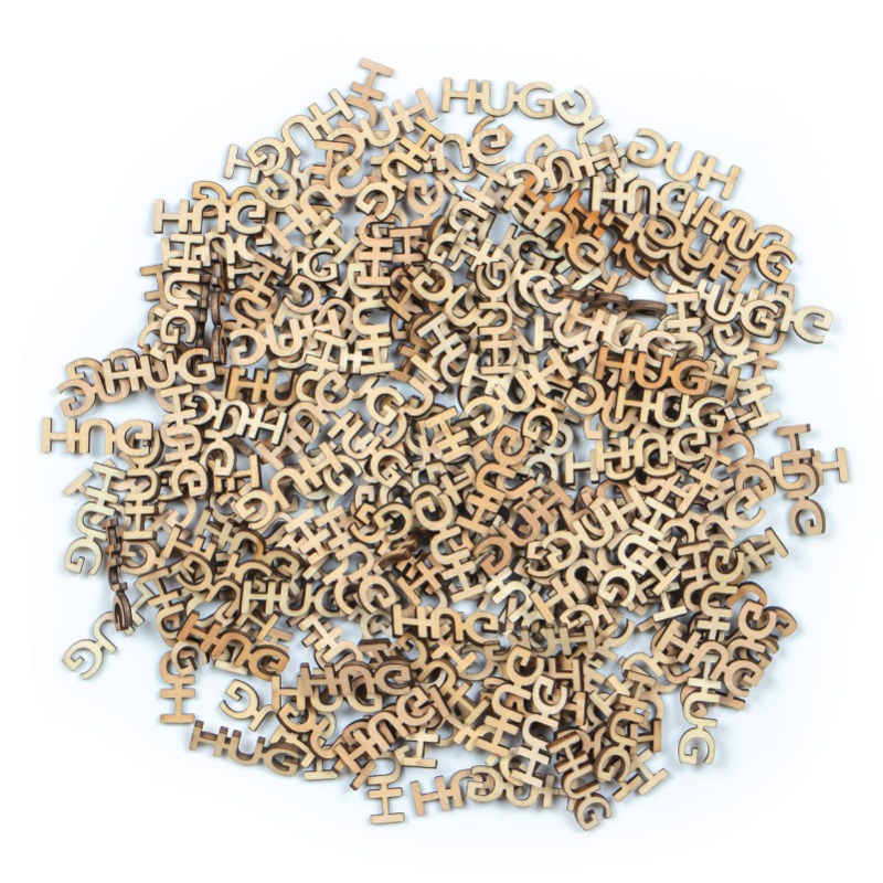 100pcs Wooden Hollow Letter Wo - đánh giá và giá Wedding Supply Rentals