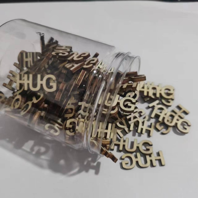 100pcs Wooden Hollow Letter Wo - đánh giá và giá Wedding Supply Rentals