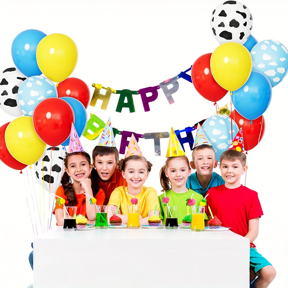 1set Story Balloon Yellow Blue - đánh giá và giá Wedding Day Supply Kit