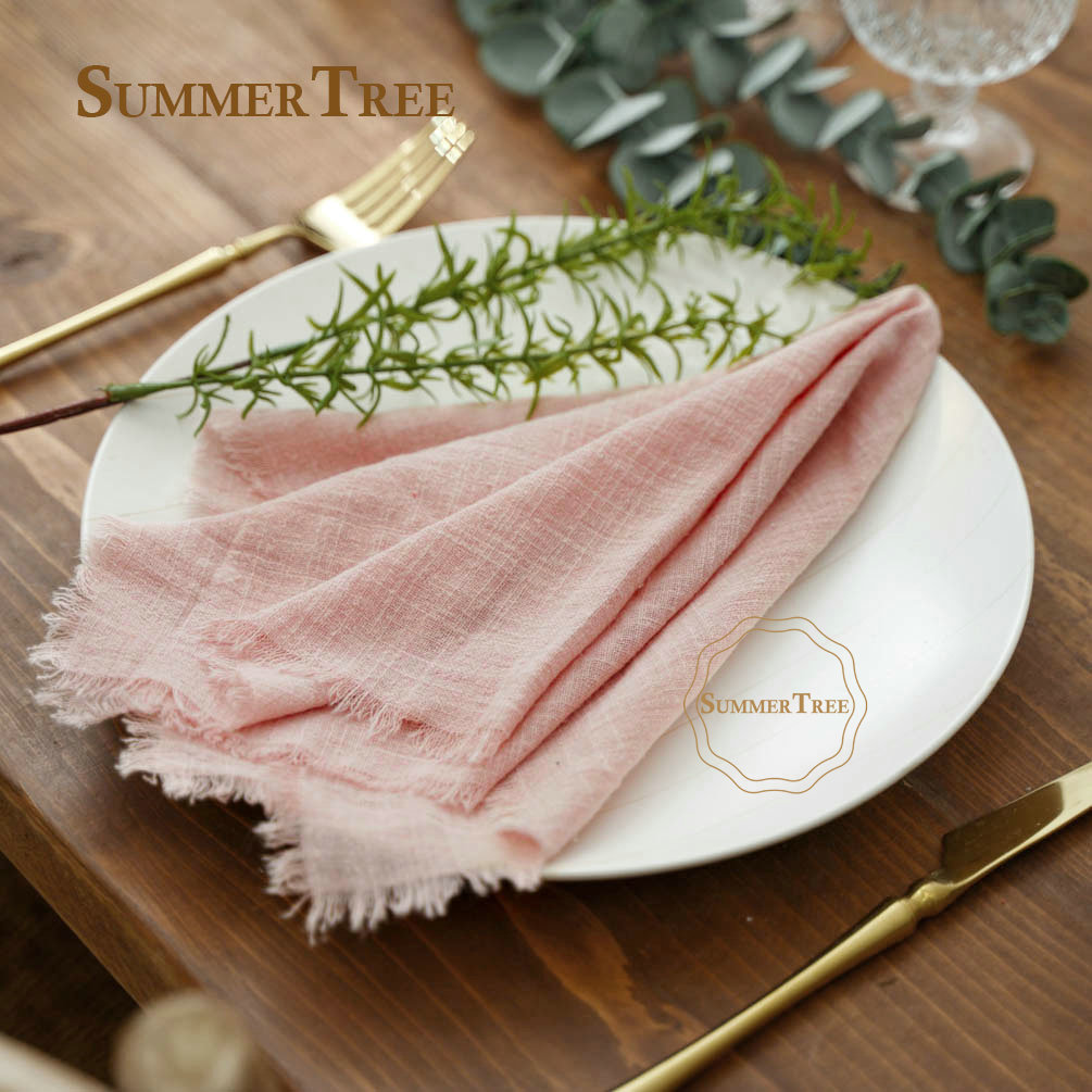 12pcs Retro Napkins 42x42cm Ru - đánh giá và giá Wedding Supply Rentals