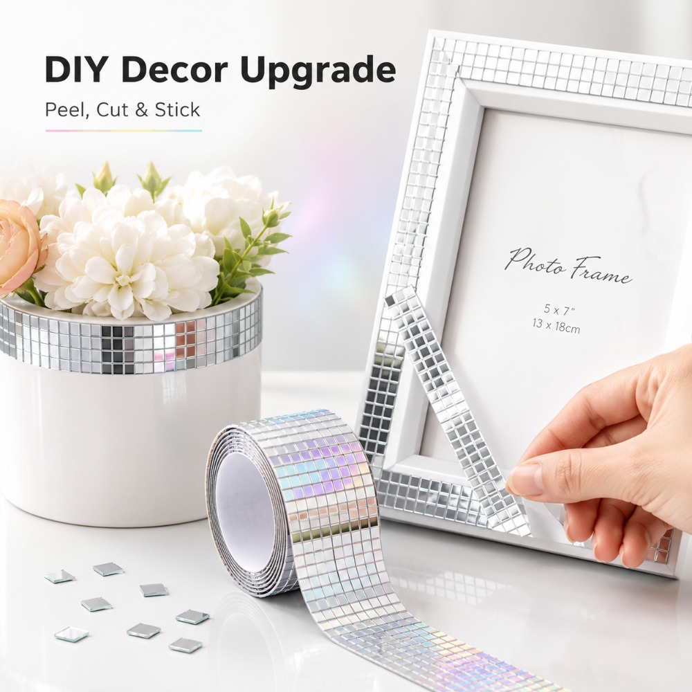 Mini Square Mirror Mosaic Tile - đánh giá và giá Wedding Bathroom Supply Kit
