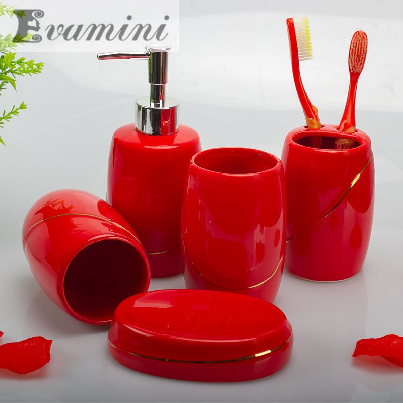 White Ceramic Bathroom Supplie - đánh giá và giá Wedding Bathroom Supply Kit